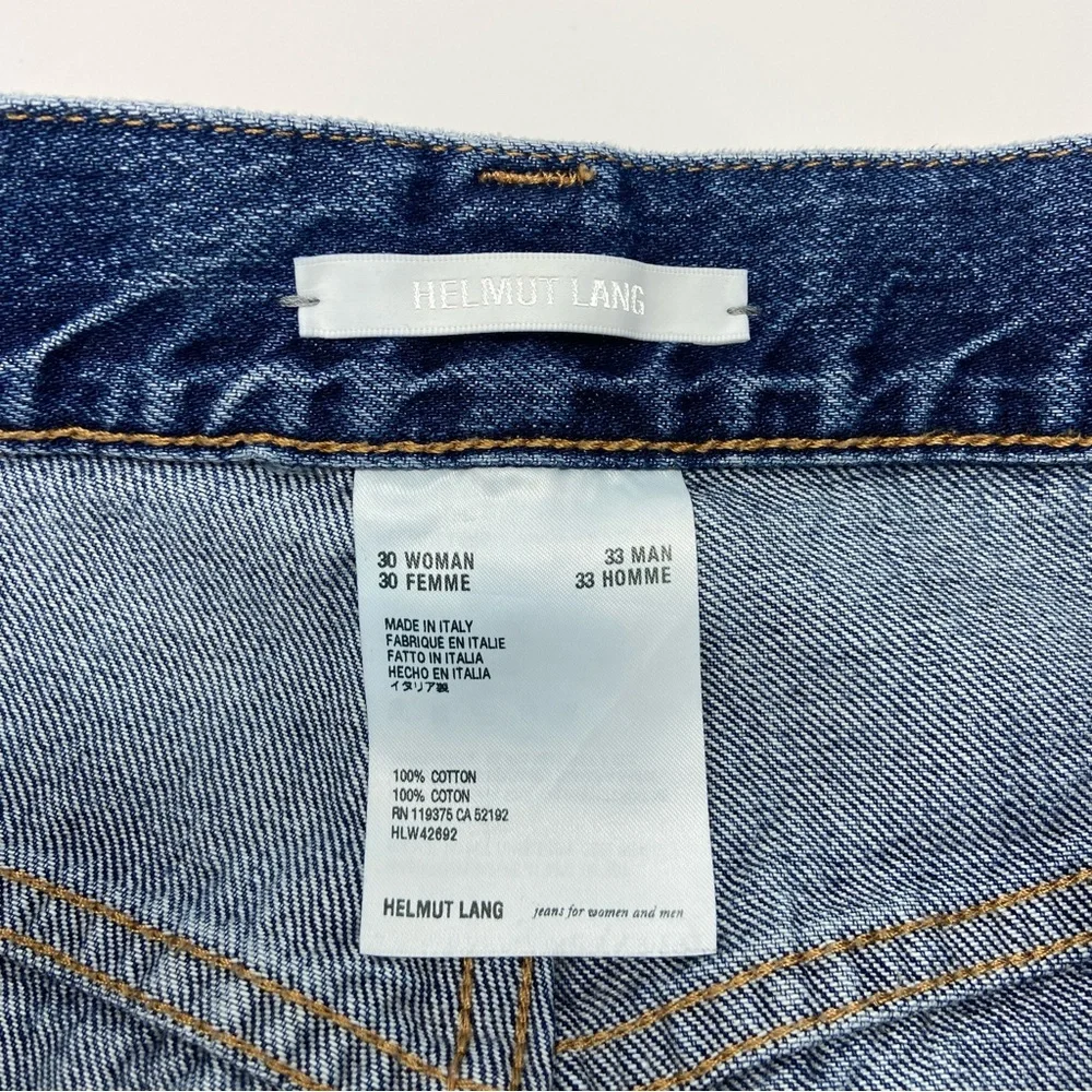 HELMUT LANG High Rise Straight Jeans - Picture 5 of 8